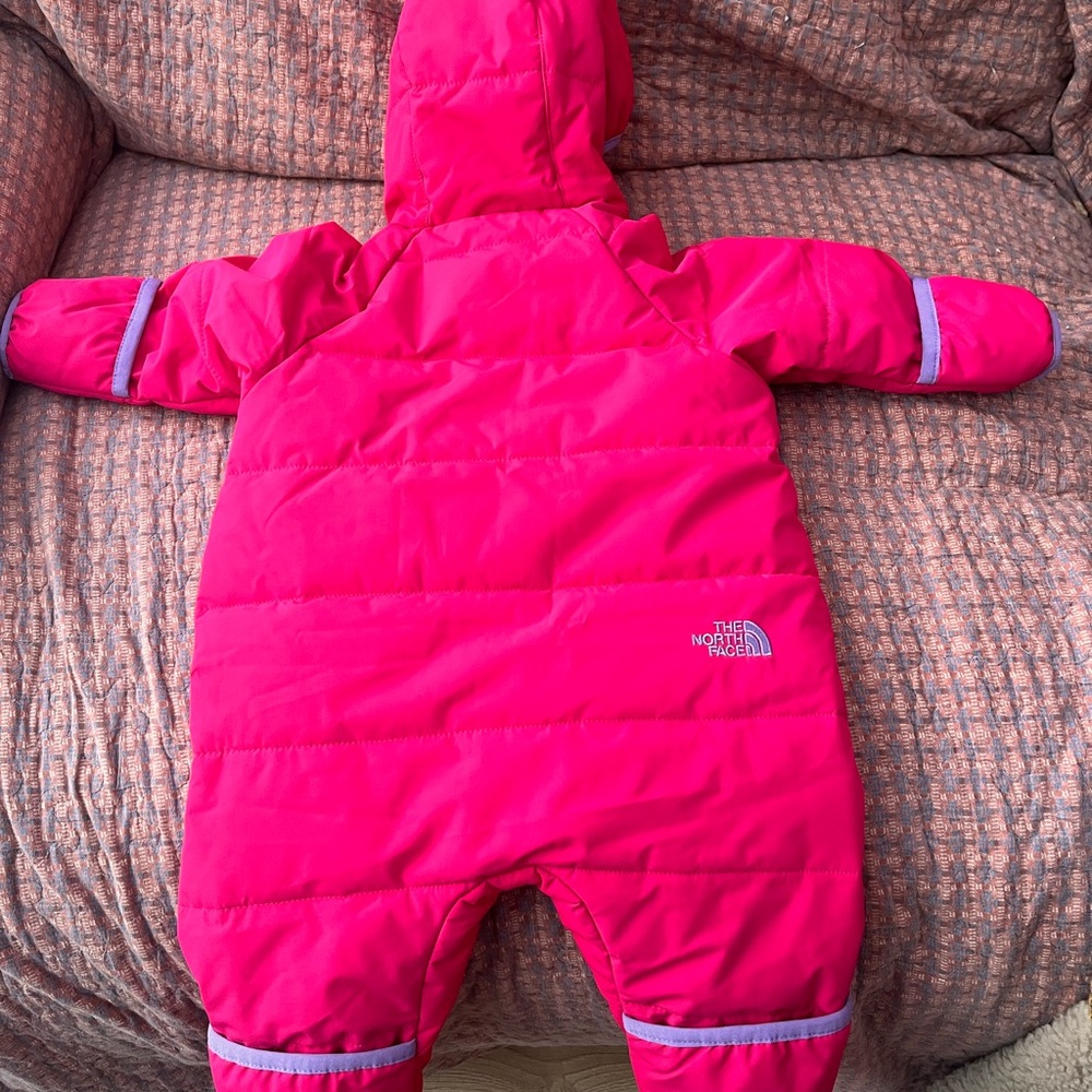 North Face baby snowsuit size 3-6 month